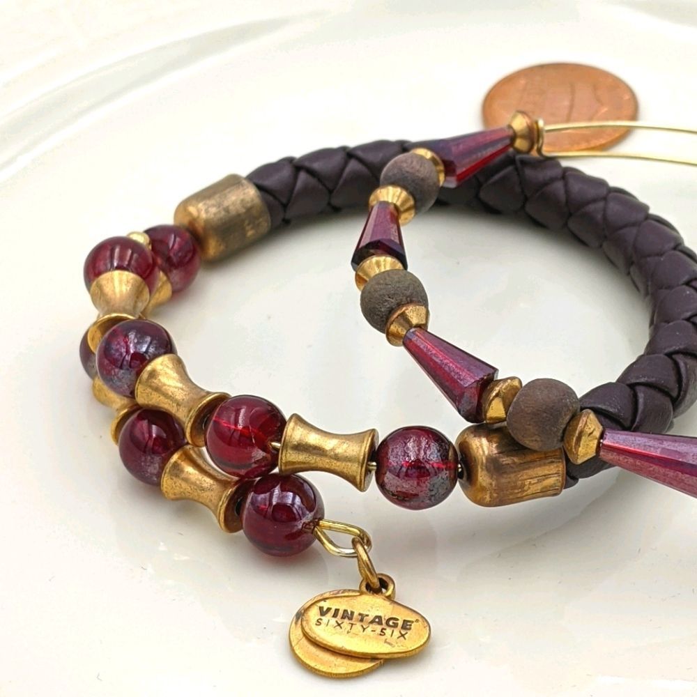 Alex and Ani Depths of the Wild 2 Bracelet Set - Picture 1 of 8
